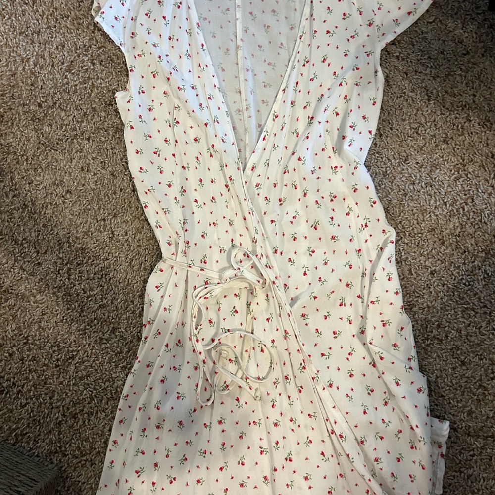 Floral Wrap Dress